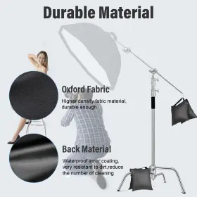 Evekea 762736908080 12 Pack Sandbags Weight Bags For Photo Studio Photography Video Equipment Em #2