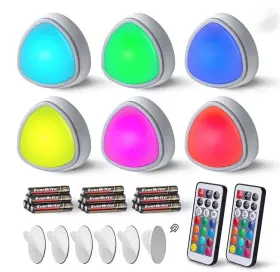 E007084 Everbrite 6-pack Tap Light Led Puck Lights Wireless Push