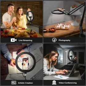 Evershop 313097762714 Upgrade Ring Light Overhead Phone Mount Selfie With Stand A #3