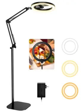 621pro Evershop Upgrade 18w Ring Light With Stand Tripod For Iphone 10 Inch Ultra Bright Overhea