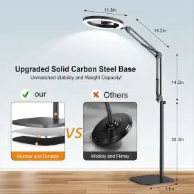 Evershop 800689621981 Latest Ring Light With Stand Tripod Overhead Phone Camera Mount #3
