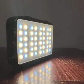 Falconeyes 840137600250 Pockelite F7 Mini Rgb And Variable Color Led Light With Diffuser Grid