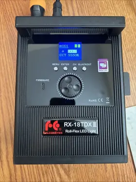 Rx-18tdx Falconeyes Iii Tested Working With Chords/controller/light/honeycomb #2