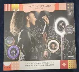 Fao Schwarz 843479187380 Social Star Selfie Light Stand Pink New