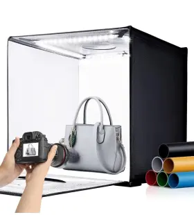 Fasonic 445006935940 Photo Light Box Photography Bi-color Dimmable 24 X Inch Background Studio S