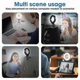 Fdkobe 783214797491 Webcam Lighting Ring Light For Laptop/computer Zoom Call 4ftsmall Vi #2