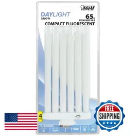 B009mmnjge Feit Electric Bpfml65/65 65w 4-pin Cfl Lamp 6500k - Energy Efficient Light Bulb