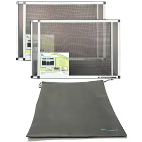 Fenestrelle 445035918990 20 Inch X 28 Two Expandable Fiberglass Window Screens And Storage Bag Adjust