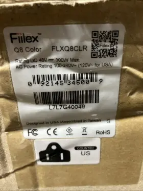 Flxq8clrlr Fiilex Flxq8clr Q8 Color-lr 320w Led Fresnel Light With Lumen Radio