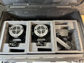 P360s Fiilex Portable Light Kit With 2x P360 2800 - 6500k Rigid Rolling Travel Case #2