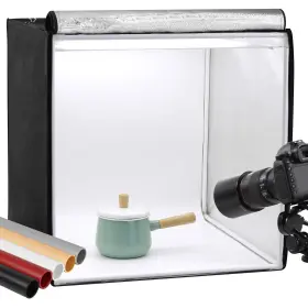 Finnhomy 713923100008 24x24 Photo Box Professional Portable Studio Light Studi