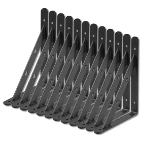 M5-9l2c-cr2i Firmetal 12 Pack 8 Inch X 6 Heavy Duty Aluminum Alloy Shelf Brackets Max Load 360 Lbs B