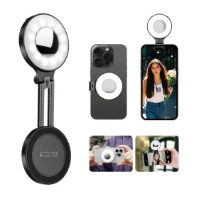 Fmusa0056 Flymile Magnetic Selfie Light For Iphone Led Fill Ring Magsafe With
