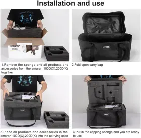 Fmt-ab-1 Fomito Carry Bag Ab-1 For Aputure Amaran 100d/s 100x/s 200d/s 200x/s Led Cob Lig #3