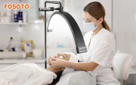 Ft-y9ii Fosoto 40w Half Moon Lamp For Beauty Facials Tattoo And Live Stream