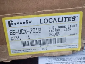 66-vcx-701b Fostoria Worklight Incandescent 100w New Old Stock #2