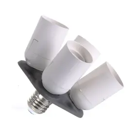 Foto4easy 761710152648 4 In 1 E27 Base Socket Splitter Light Lamp Bulb Adapter Holder For Photo Softbox #3