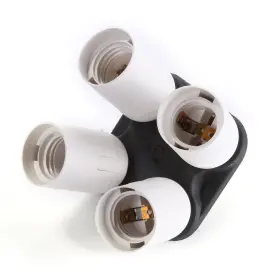 Foto4easy 761710152648 4 In 1 E27 Base Socket Splitter Light Lamp Bulb Adapter Holder For Photo Softbox