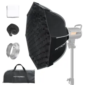 Fotocreat 732139735392 24ftft/60cm Folding Quick Set-up Octagon Softbox With Bowens Mount Honeycomb Gr
