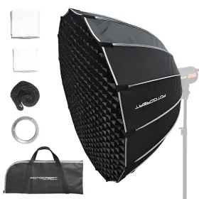 Sp368 Fotocreat 35.4 Inch /90cm Deep Parabolic Softbox Bowens Mount Quick Set Up Fol