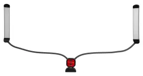 Fotodiox 847372058389 Selfie Starlite Stix Tt Tabletop 125 Vlog Light Monitor Kit - Bi-col