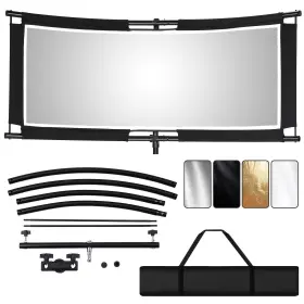 Ft0004 Fotols Clamshell Light Reflector/diffuser With Carrying Case 40 Inch X20 4 Color In 1