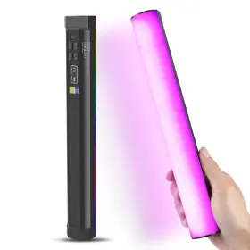 Fot4139 Fotstdio 114 Leds Rgb Video Light Wand 2500k-9000k Cct And 20 Scene Modes Handheld Mag
