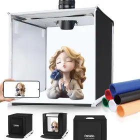 Fot5040 Fotstdio 16x16 Inch Photo Studio Light Box Photography With 144 Leds Cri 95 And 6 Back