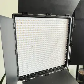 600xb Fovitec Photography Led Lights Bi Color 600 Bundle With Barndoors Stands And Carry Bag #3