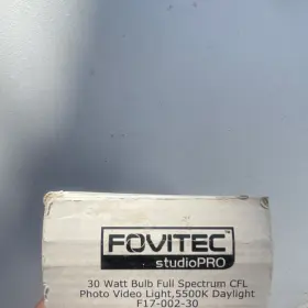 F17-002-30 Fovitec 30w Full Spectrum Cfl Daylight Bulb Edison Screw Photo Video