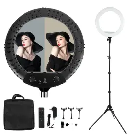Fsbcgt 940981390421 Ring Light - 18 Inch 48w Dimmable Led Kit With Stand Adjustable 32