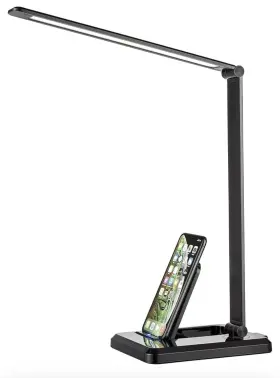 Ft-776 Fugetek Led Light/phone Holder W Wireless Charger 5 Light Settings Usb Port