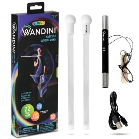Glow.0 Fun In Motion Toys Wd01 Wandini Led Light Magic Wand Collapsible Levitation Stick Usb