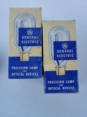 500t20 Ge 500t20/64 2x General Electric Stage Studio Lamp 500w 120v Original Box Nos