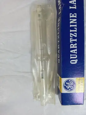Q425t2 Ge 1/2 / 2cl 425w 120v General Electric Quartzline Lamp Nos Vintage #2