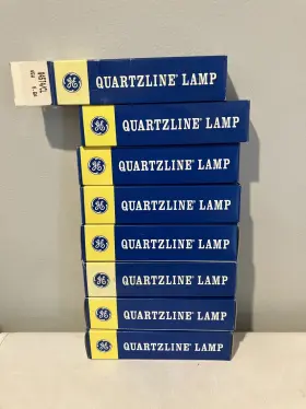 Q45t4 Ge 8 Vintage Q45t4/cl 45w 6.6a General Electric Quartzline Lamp Nos #3