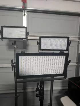 Sp-e-240b Genaray Spectroled 240 Bi-color Led Light - Set Of Three