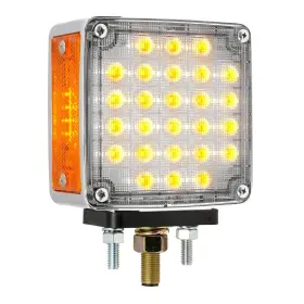 74713 Gg Grand General Square Smart Dynamic Double Face Amber/red Led Pedesta