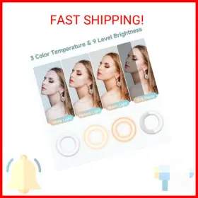 Gh Dynamics 313114677601 Selfie Ring Light Rechargeable Fill With Retaining Clip On Video #2