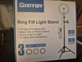 X002u140ah Gixividy Ring Light Stand Kit 10 Inch For Video Photography Makeup Live Stream Sell Items