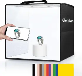 Glendan 313106761721 Mini Light Box Photography 10 Inch X10 Photo Studio Portable Fol