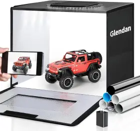 Glendan 445005058084 Portable Light Box Photography 16 Inch X12 Professional Dimmable Photo B