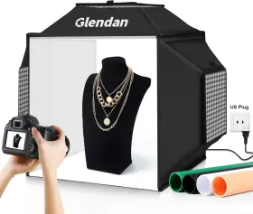 1222 Glendan 445013122180 Upgrade Professional Portable Photo Studio Light Box With Led Ligh