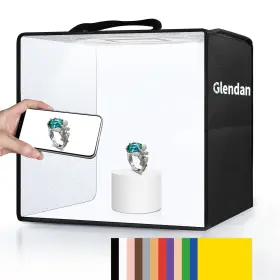 Gld-2525 Glendan Mini Light Box Photography 10 Inch X10 Photo Studio Portable