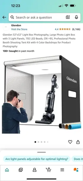 Gld-80 Glendan 32 Inch X32 Light Box Photography Large Photo With 3 Pan