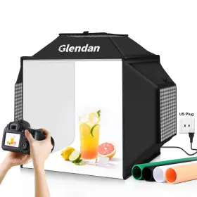 Gld-rgx40-03 Glendan Light Box For Photography 16x16 Portable Photo Studio Soft With 4