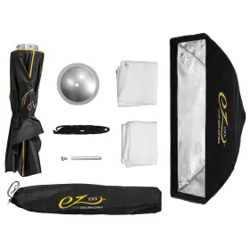 Glow 192223083059 Ez Lock 12x36 Quick Strip Rectangular Bowens Mount Softbox With External And Int