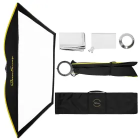 Glow 192223175754 Parasnap 40x40 Square New Generation Sterlingfibre Bowens Mount Softbox With Ext
