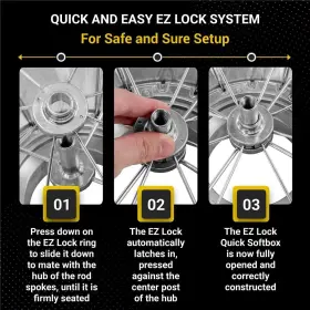 Glow 840014197958 Ez Lock Octa Small Quick Softbox 25 #3