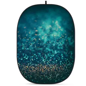 Cba-tb0012 Glow 5x6.5ft Fabric Collapsible Backdrop Bokeh Textured